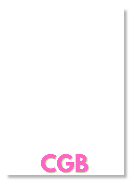 Custom Initial Notepad