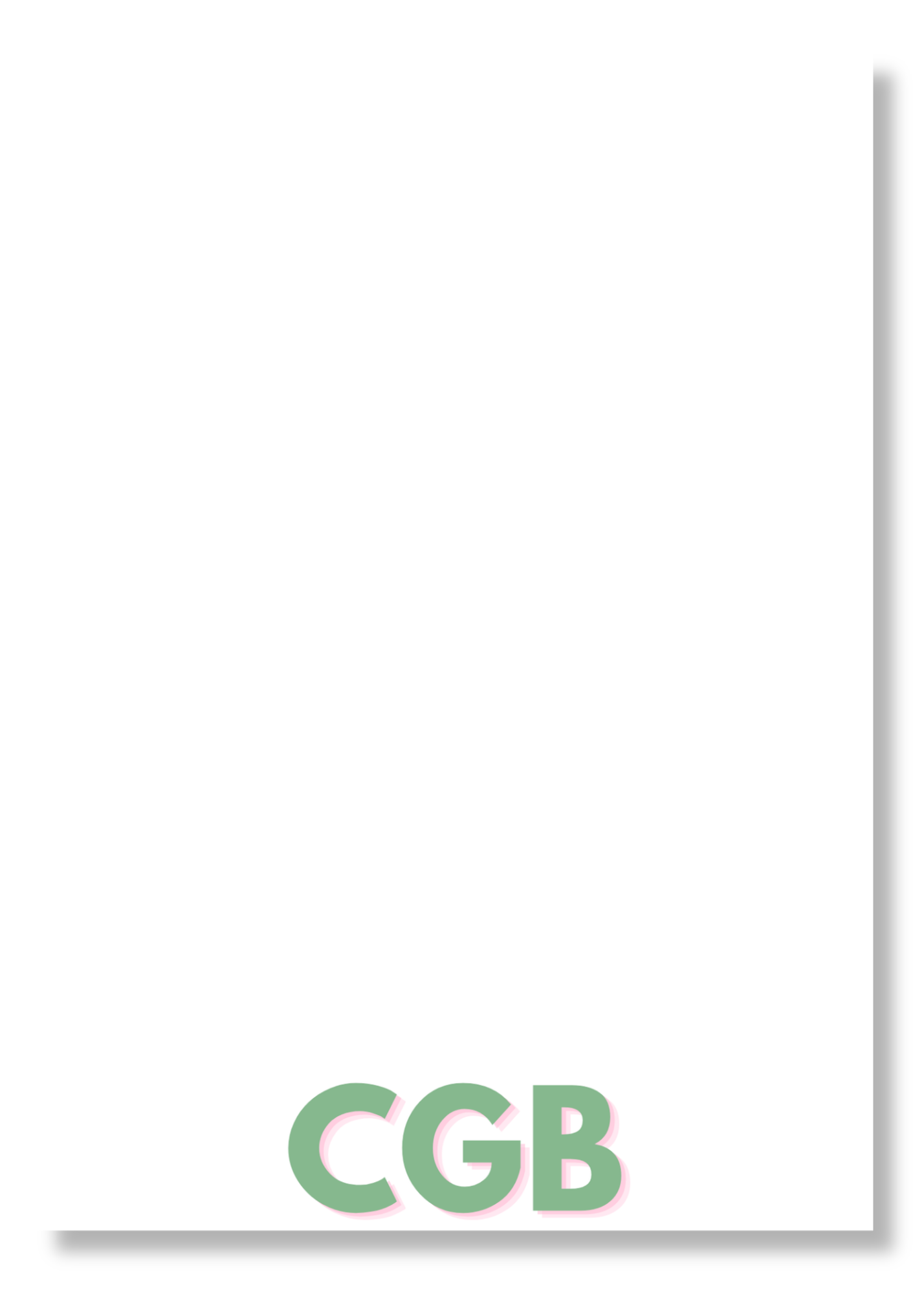 Custom Initial Notepad
