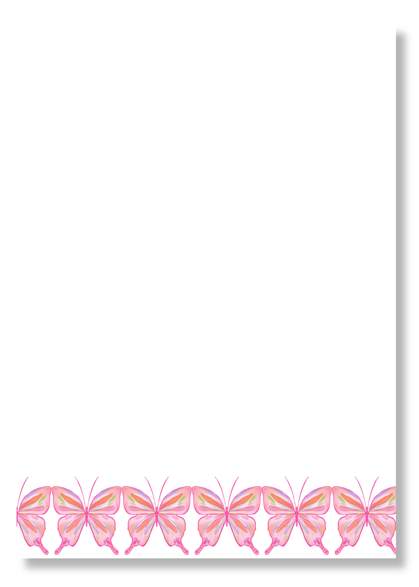 Butterfly Logo Notepad