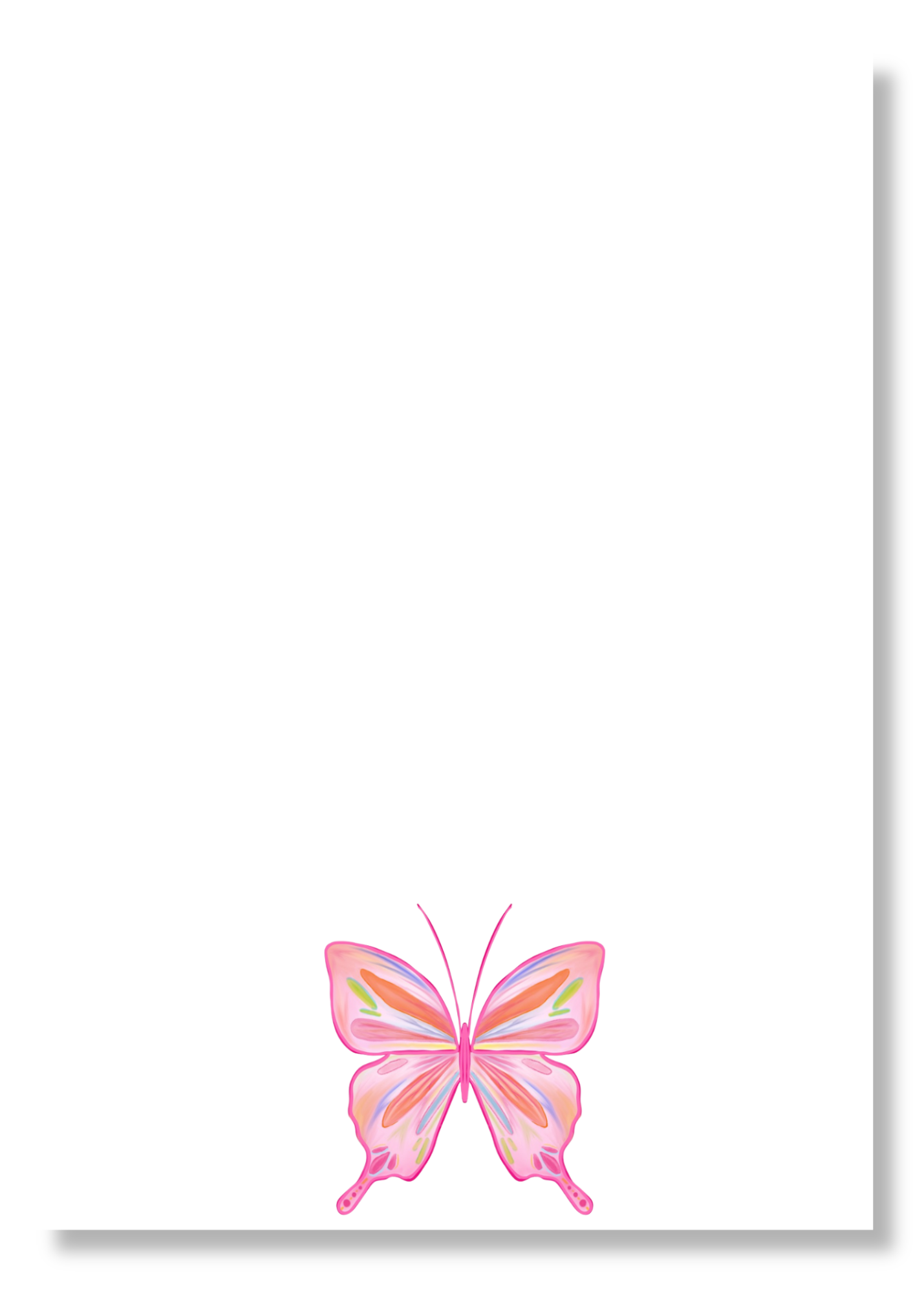 Butterfly Logo Notepad