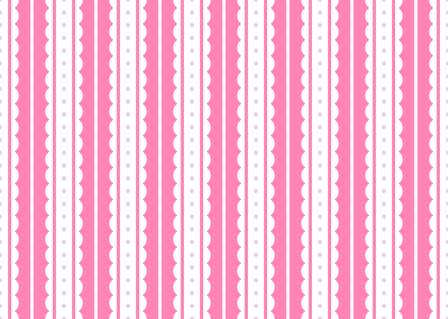 Scalloped Lines Stationery Set