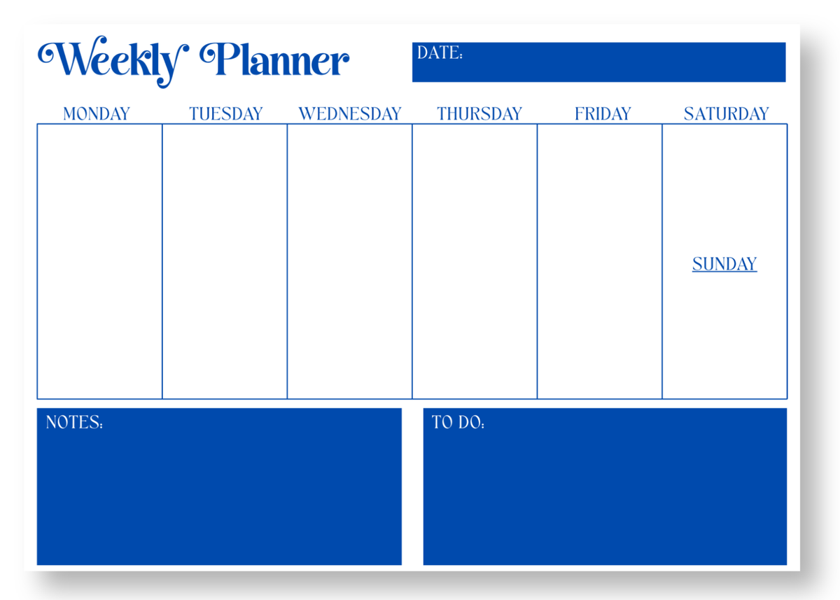 Weekly Planner