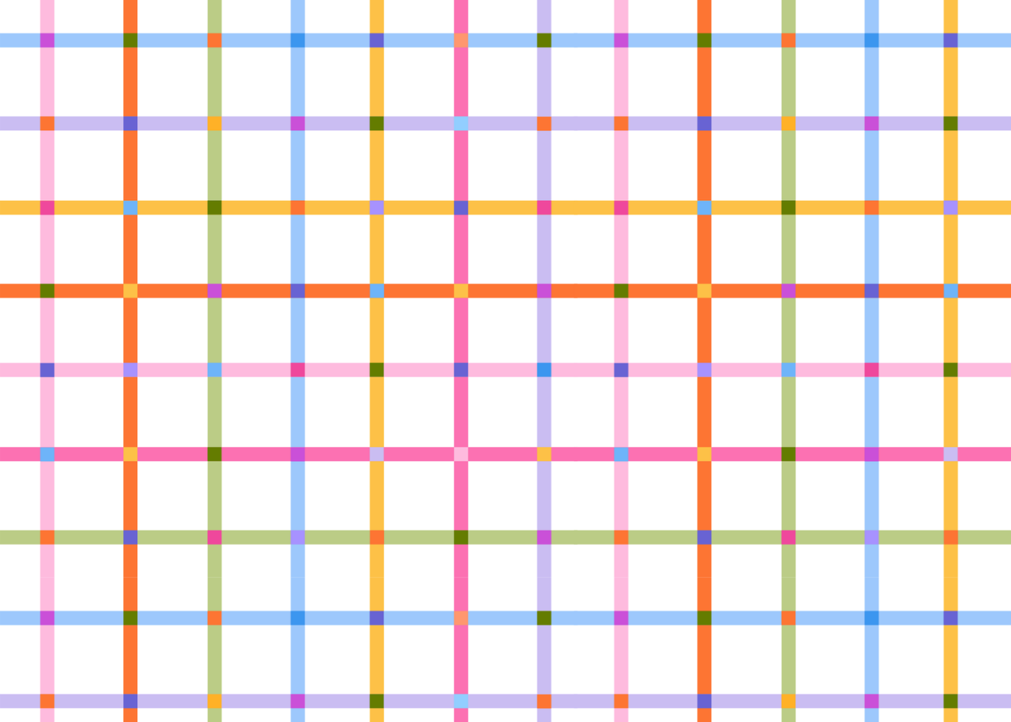 Bright Gridlines Stationery Set