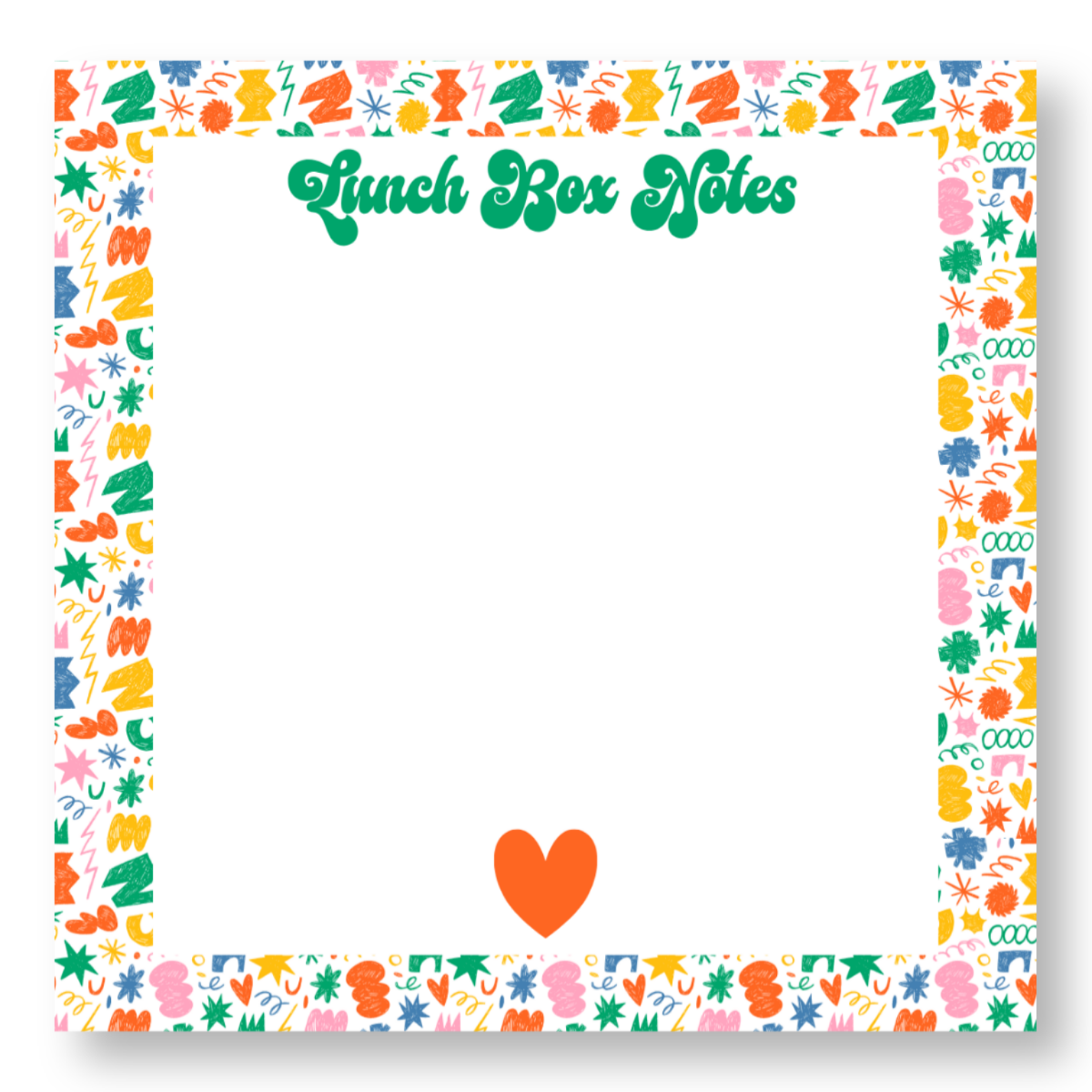 Lunch Box Notes Notepad