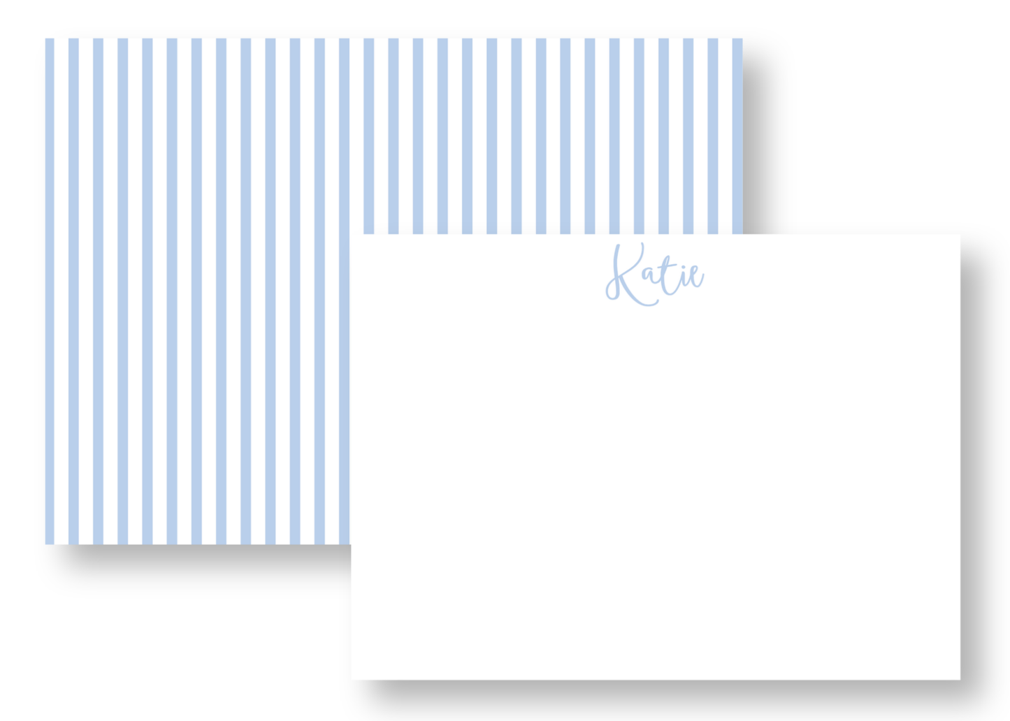 Striped Stationery Set
