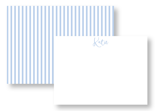 Striped Stationery Set