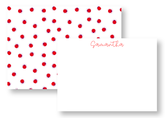 Ladybug Stationery Set