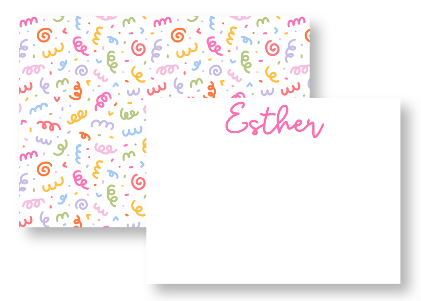 Confetti Stationery Set